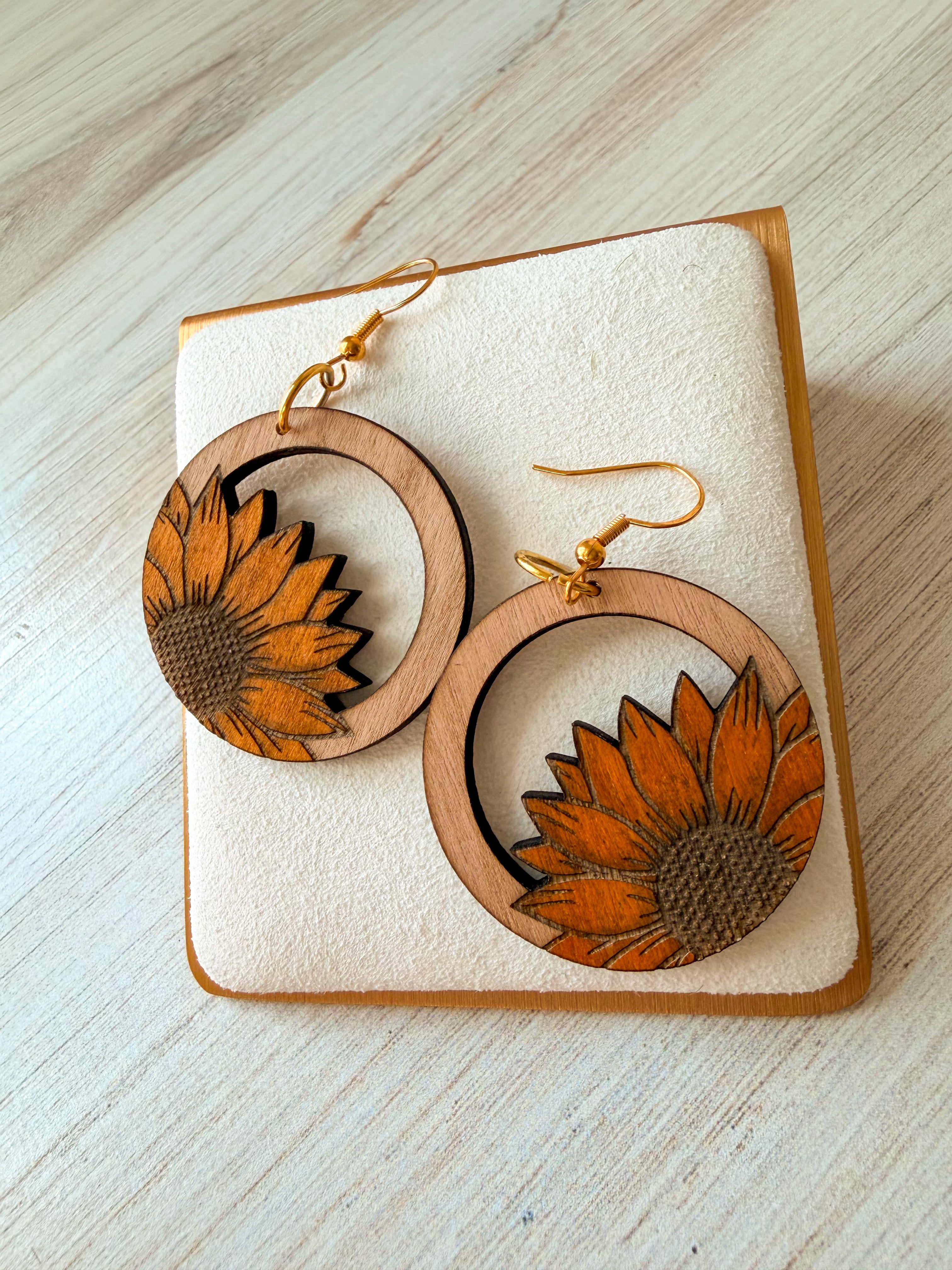 Handmade Wooden Earrings