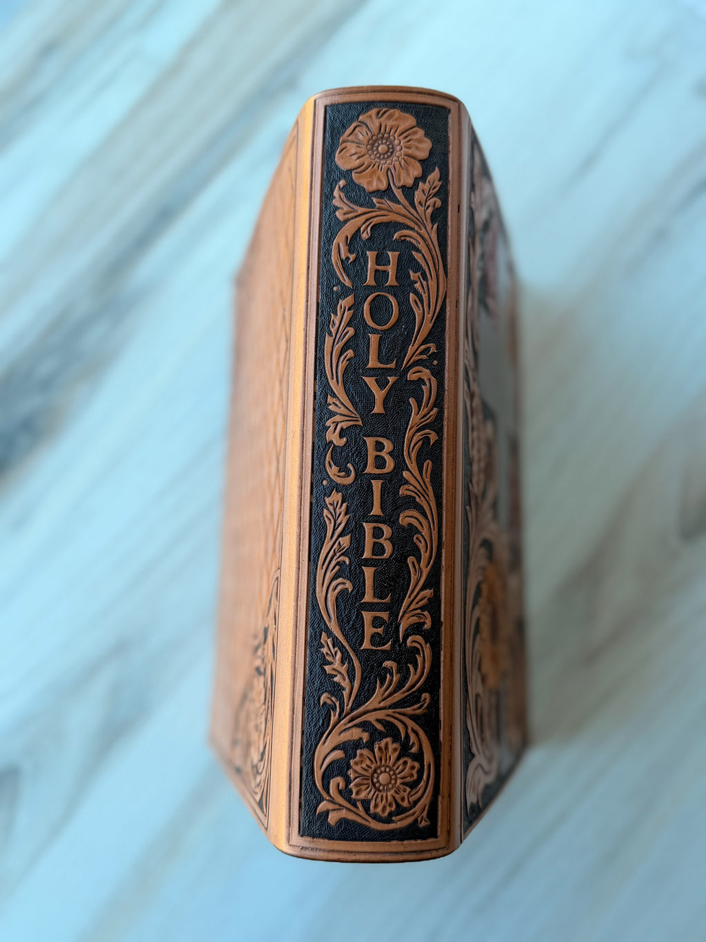 Sunflower & Rose Initial Bible