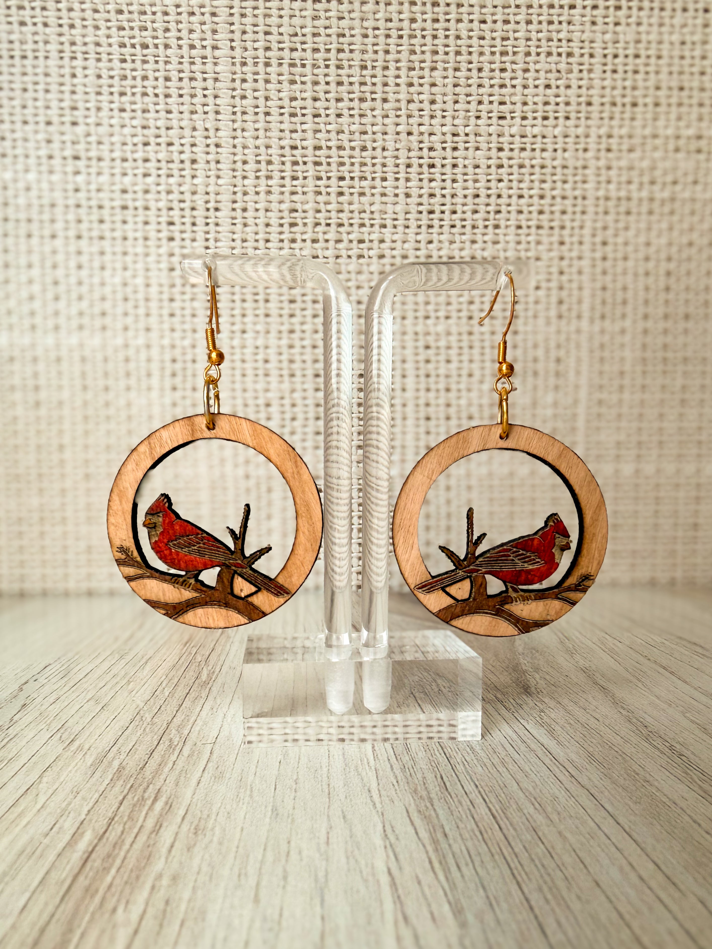 Handmade Wooden Earrings