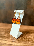 Leather Spooky Halloween Themed Earrings