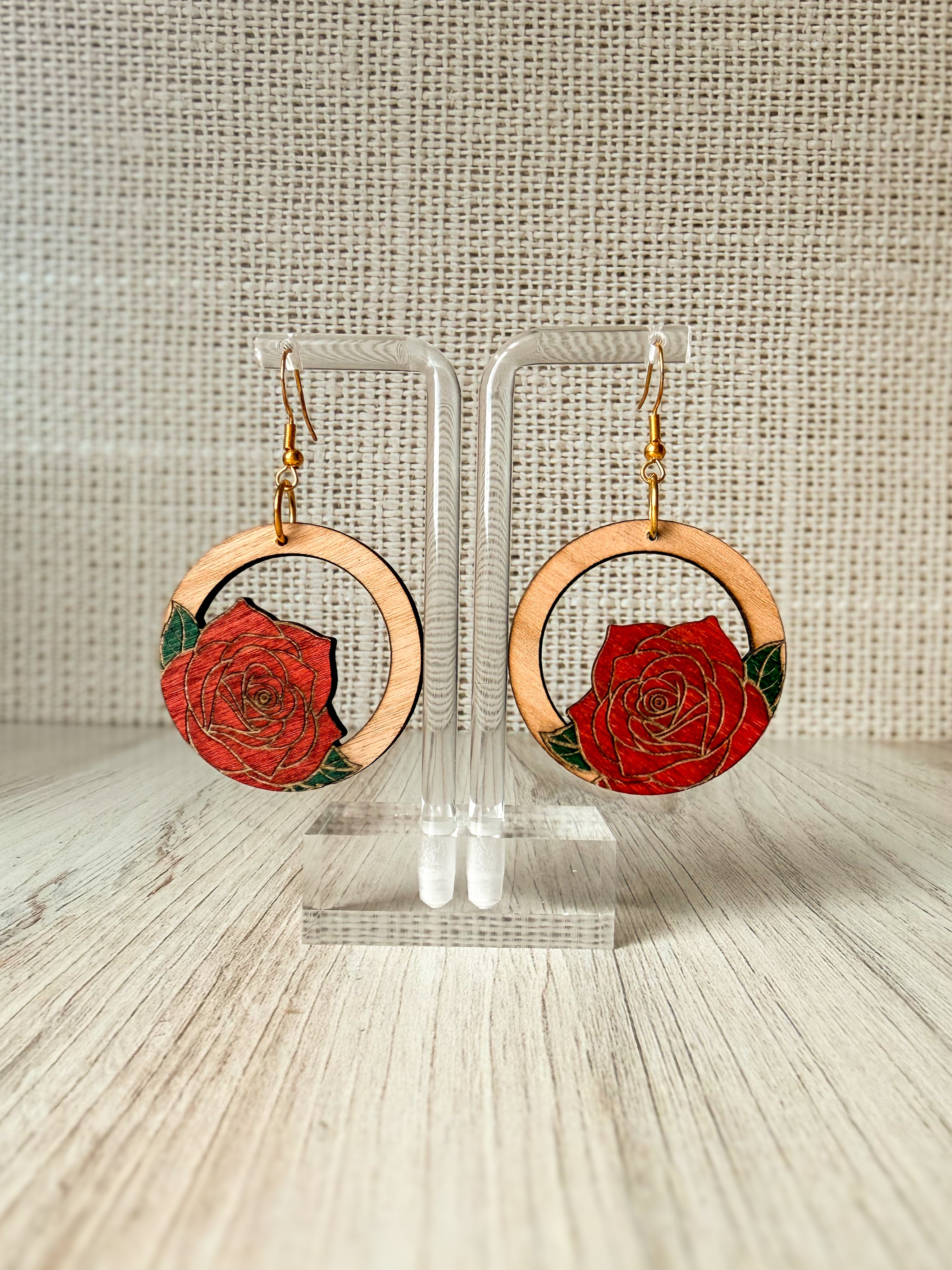 Handmade Wooden Earrings