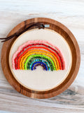 Beaded Rainbow Embroidery