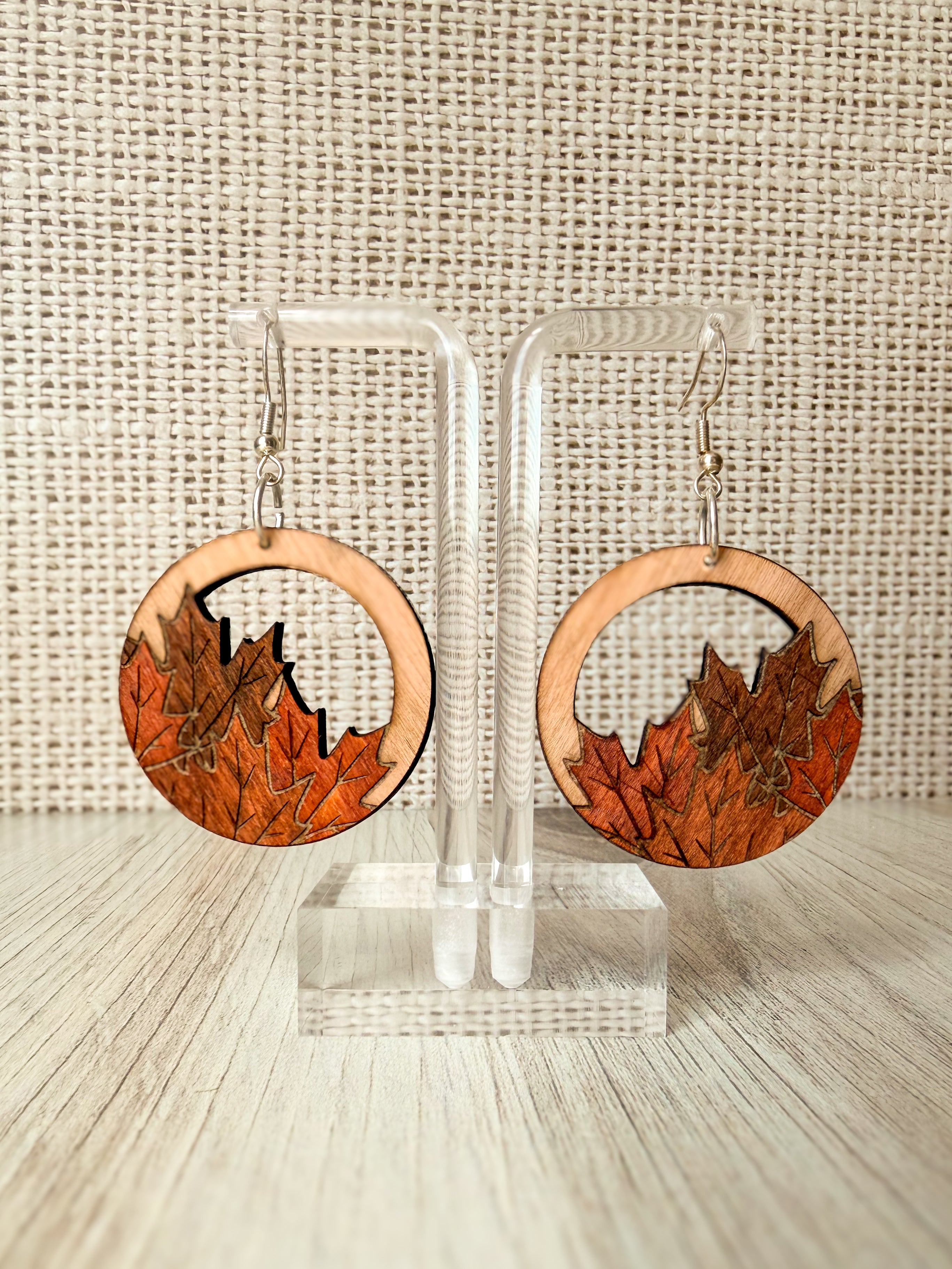 Handmade Wooden Earrings