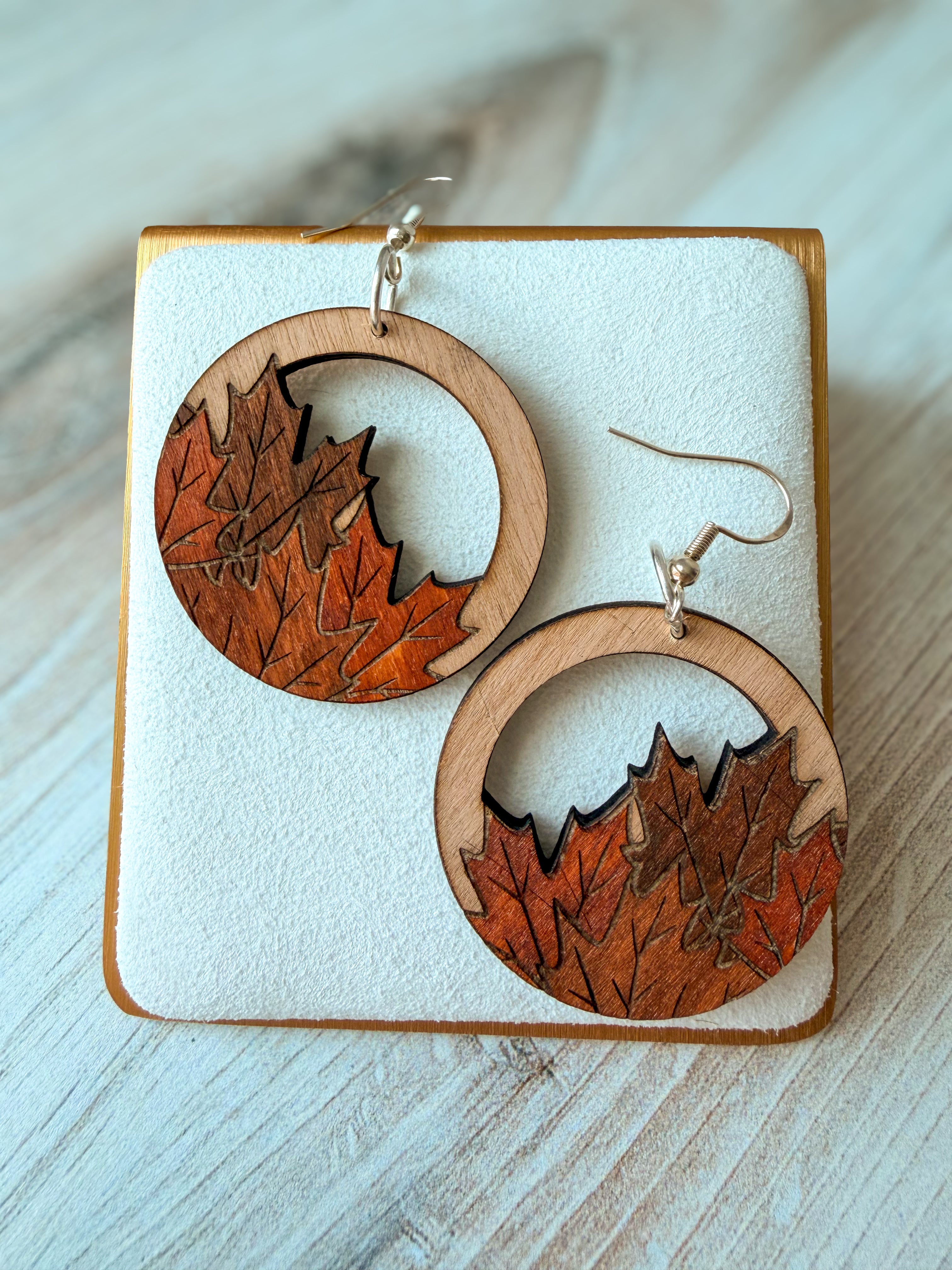 Handmade Wooden Earrings