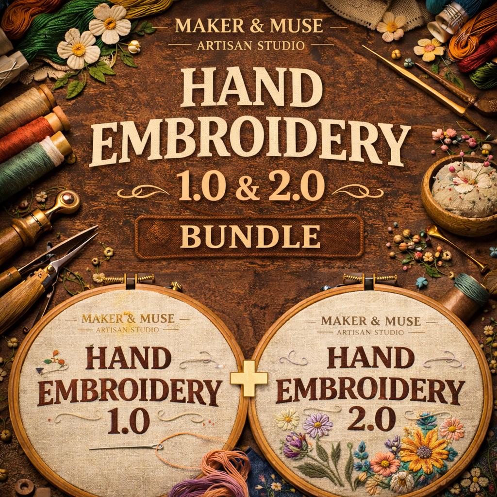 Pro Maker Kit: Hand Embroidery 1.0 & 2.0