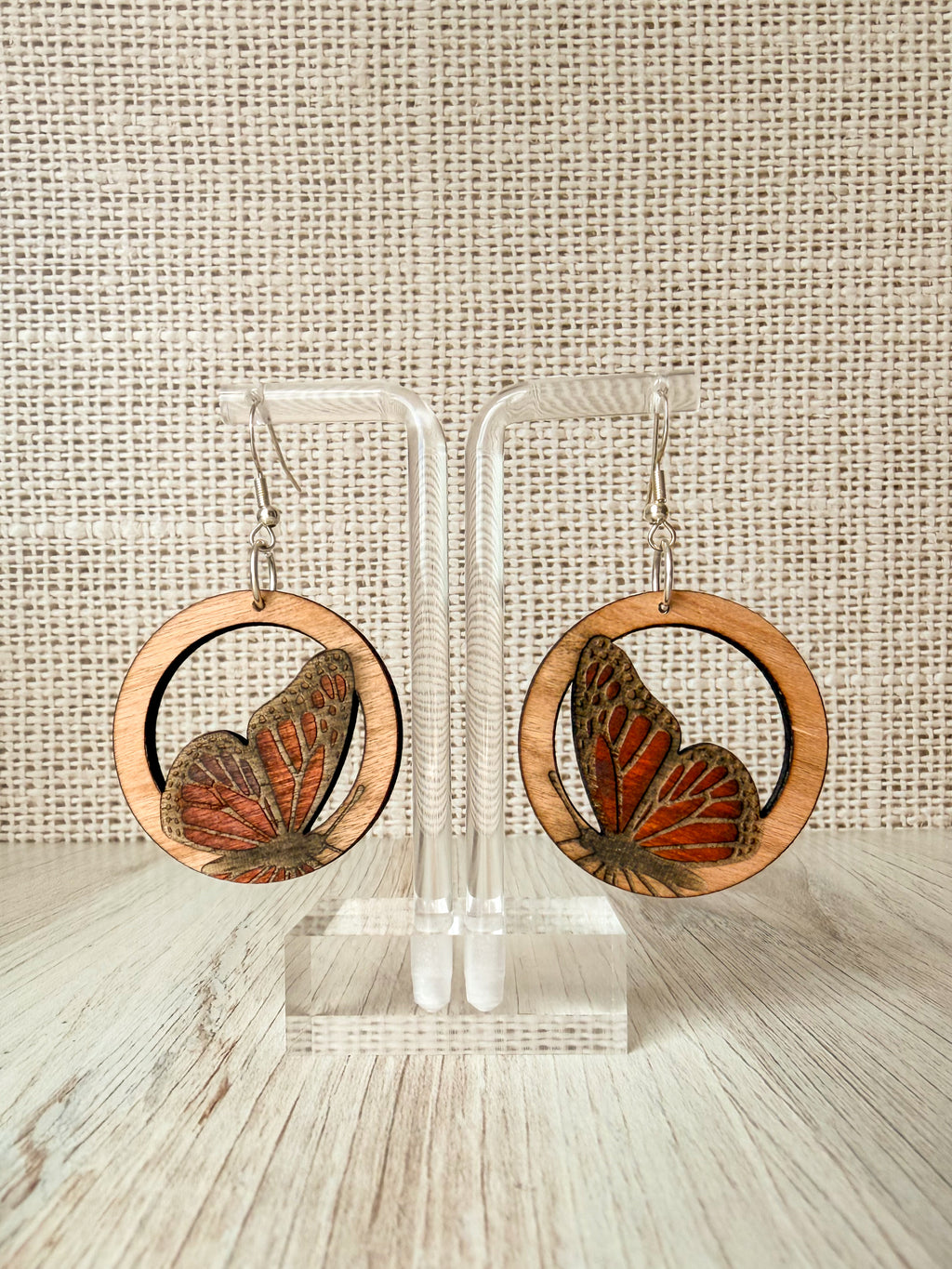 Handmade Wooden Earrings
