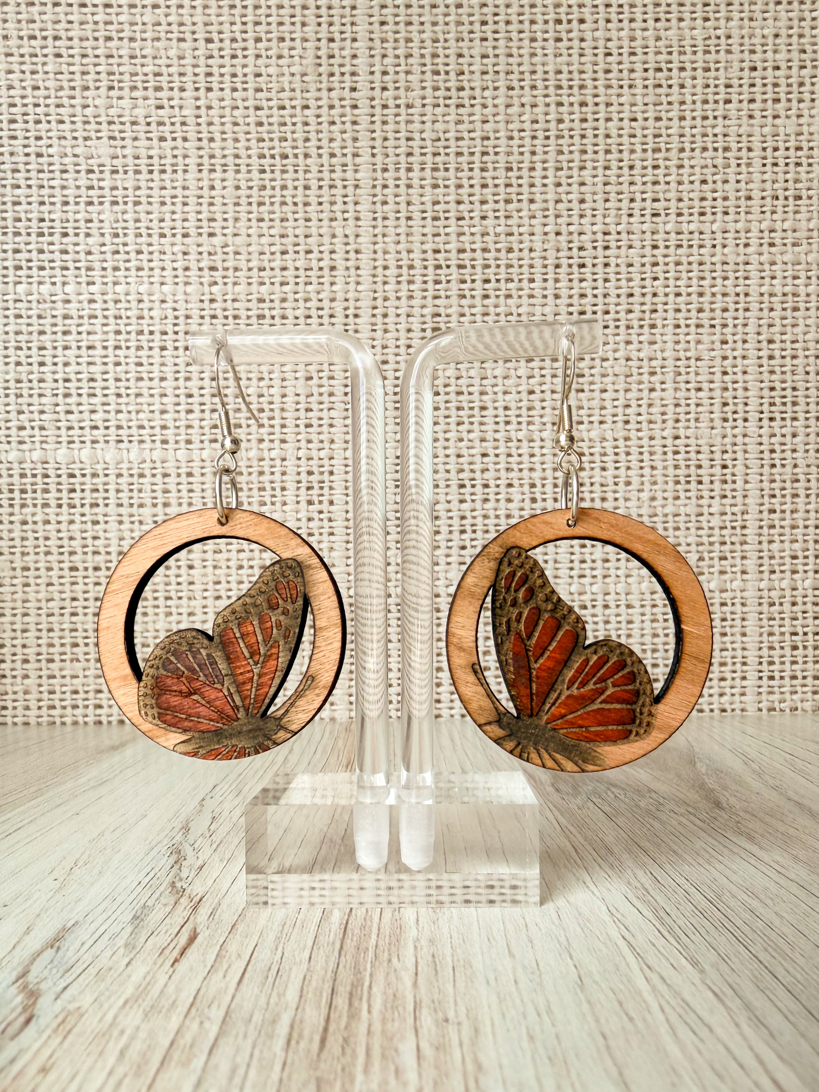 Handmade Wooden Earrings